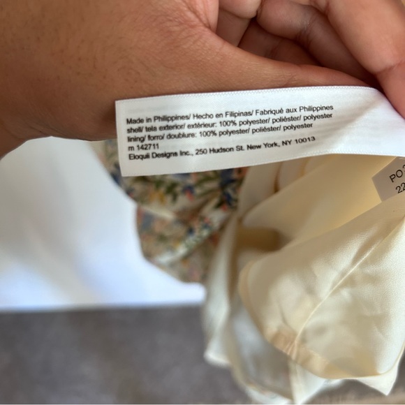 NEW ELOQUII ELEMENTS Floral Pussybow Dress 14 - Picture 4 of 6